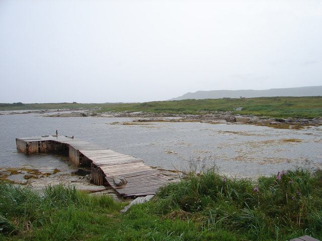 Paul Bromley's wharf at Frenchman's Cove.