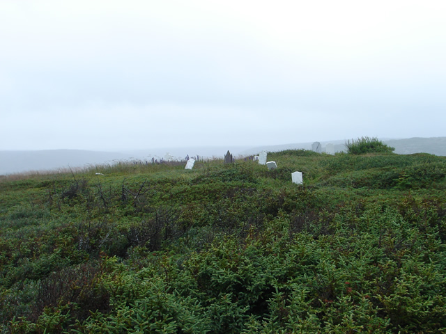 Grey Island Cemetery, which served the small Anglo-Irish community, resettled in the 1970s.