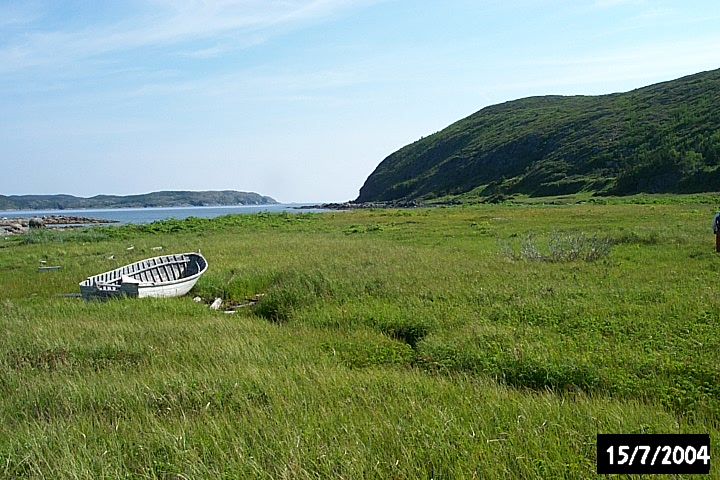 This flat open area was a prime location to dry fish.